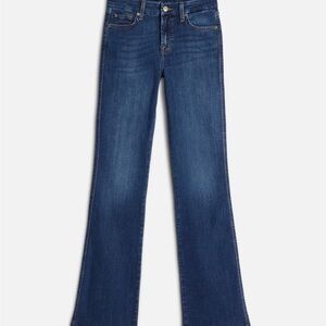 7 For All Mankind Kimmie Bootcut Jeans in a dark wash, size 29